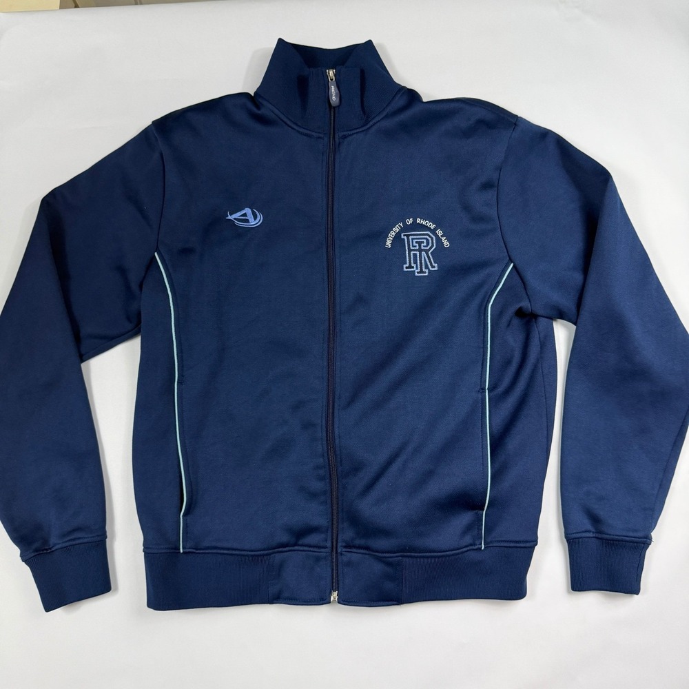 Vintage Aeropostale University Rhode Island URI Track Jacket Navy Blue Mens L
